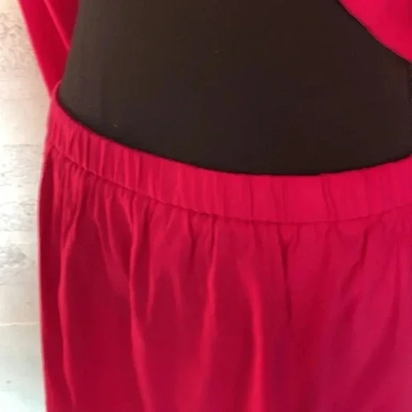 NWT House of Harlow 1960 barbie pink linen skirt suit set size LARGE - Picture 6 of 13